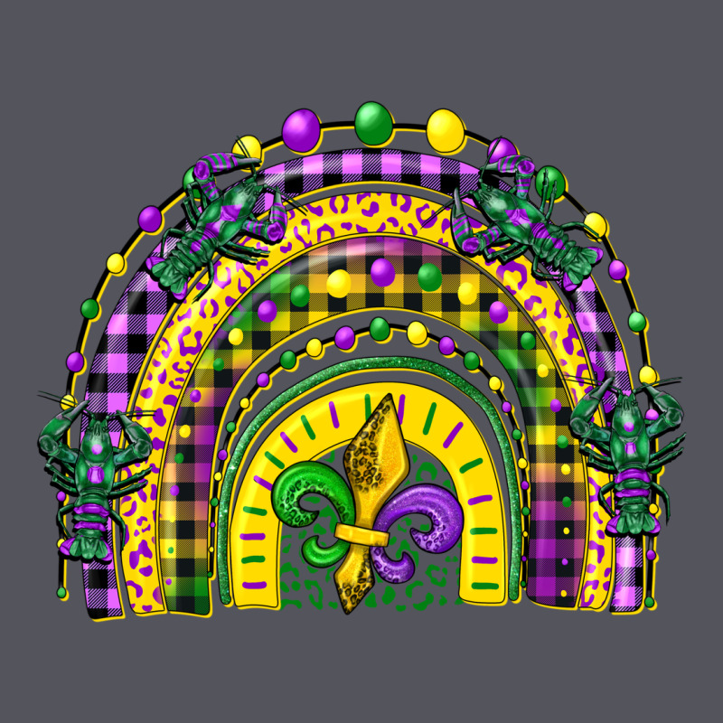 Mardi Gras Rainbow And Fleur De Lis Vintage Hoodie by CowGirlArtShop | Teevron