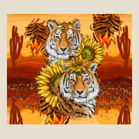 Tigers With Scratches Urban Heavy Tee | Teevron
