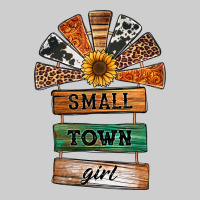 Small Town Girl Western Windmill Wooden Boards Premium Tee | Teevron