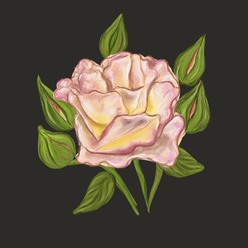 Life's Little Pleasures Rose Heavy Core Tee by LillyAllenDesigns | Teevron