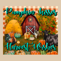 Pumpkin Kisses Harvest Wishes Tumbler Heavyweight Sweatshirt | Teevron