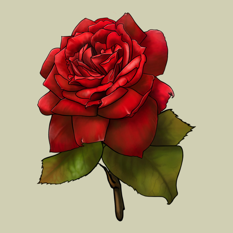 Oklahoma Rose Illustrations Heavy Core Tee by LillyAllenDesigns | Teevron