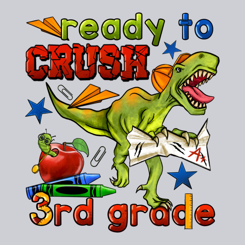 Ready To Crush 3rd Grade Heavyweight Sweatshirt by BundleAndBundleShop | Teevron