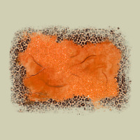 Gemstone Orange Leopard Background Heavy Core Tee | Teevron