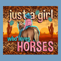 Just A Girl Who Loves Horses Urban Heavy Tee | Teevron