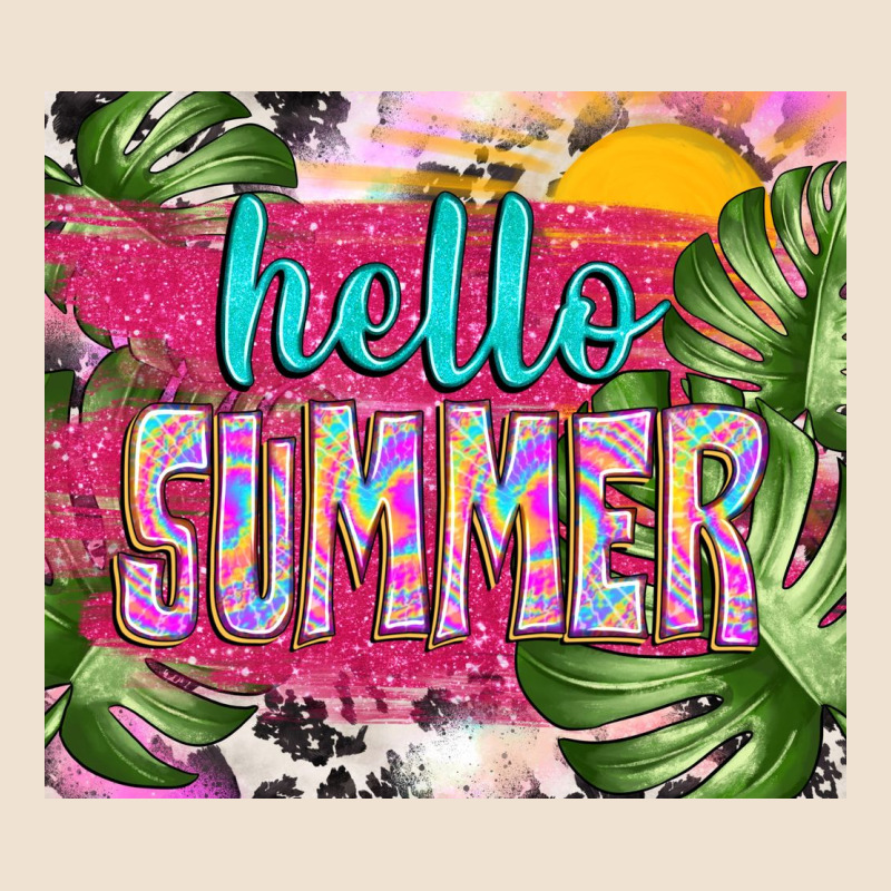 Hello Summer With Cowhide Urban Heavy Tee by TumblerDesignByShophia | Teevron