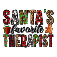 Santa's Favorite Therapist Premium Tee | Teevron