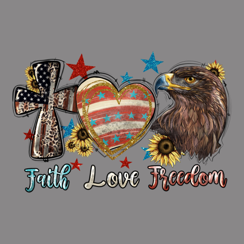 Faith Love Freedom 4th Of July Vintage Tee by HowdyJamesFarm | Teevron