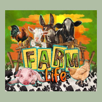 Farm Life With Animals Urban Heavy Tee | Teevron
