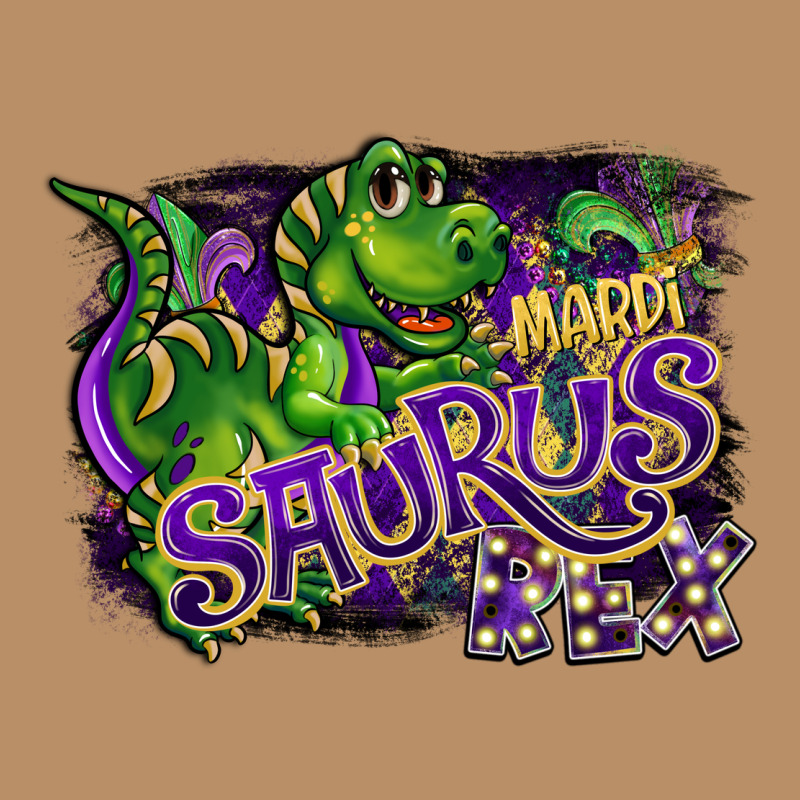 Mardi Saurus Rex Vintage Hoodie by CowGirlArtShop | Teevron