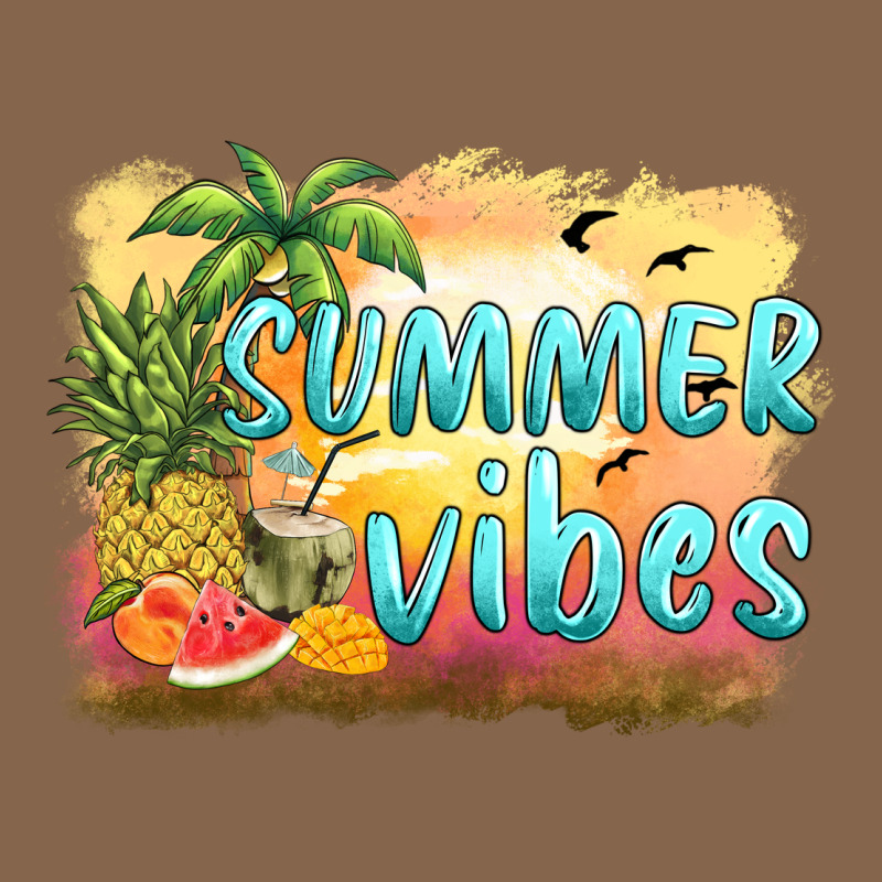 Summer Vibes Sunset And Fruits Premium Tee by BarkalooDesign | Teevron