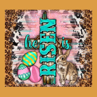 Western He Is Risen With Rabbit Urban Heavy Tee | Teevron