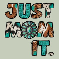 Just Mom It Cowhide Turquoise Long Sleeve Tee | Teevron