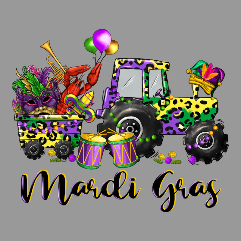 Mardi Gras Tractor Vintage Hoodie by CowGirlArtShop | Teevron