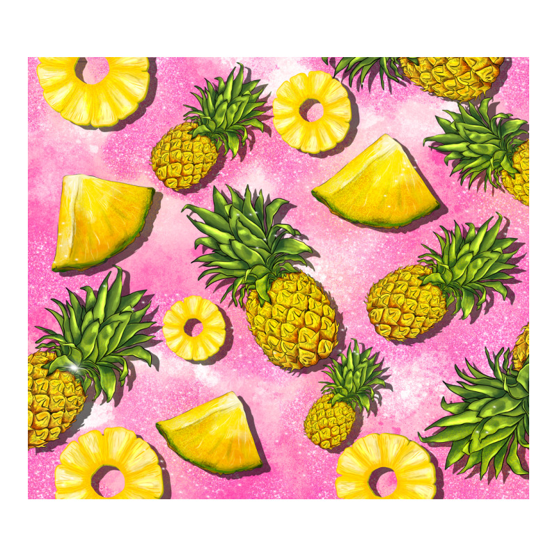 Pink Pineapple Premium Tee by BarkalooDesign | Teevron
