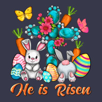 He Is Risen With Cross Easter Day Long Sleeve Tee | Teevron