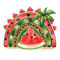 Watermelon Slice  Rainbow Premium Tee | Teevron