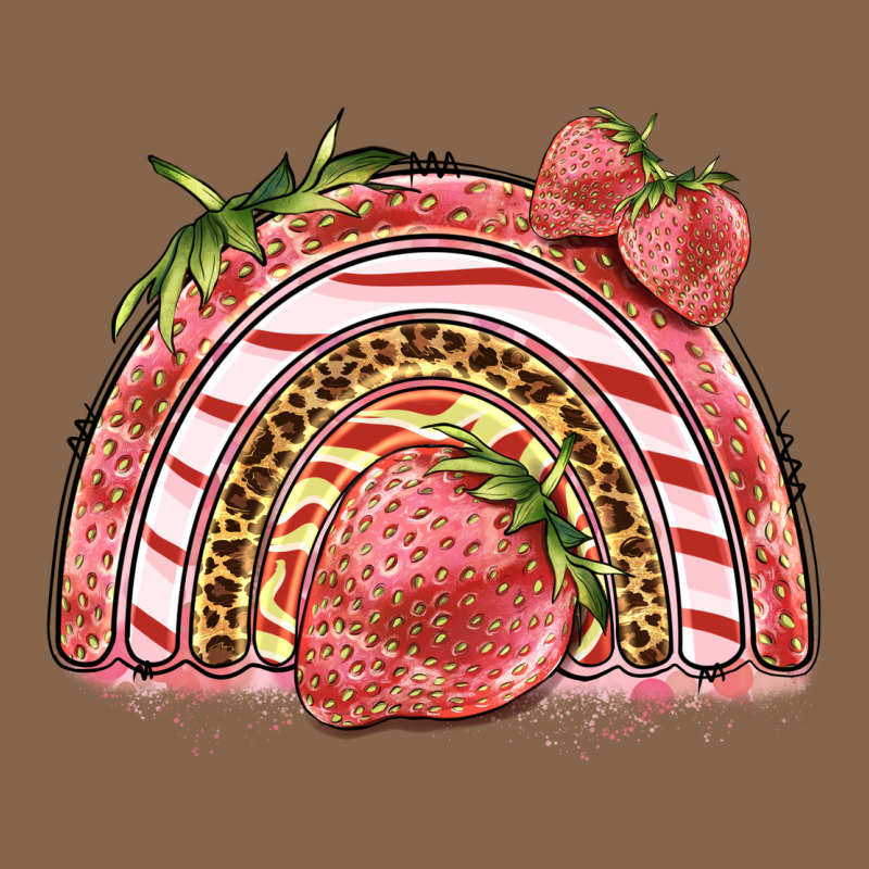 Strawberry Rainbow Premium Tee by BarkalooDesign | Teevron
