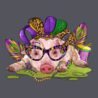 Mardi Gras Pig Vintage Hoodie | Teevron