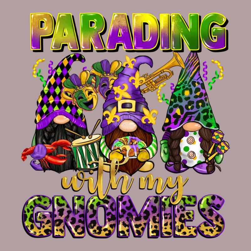 Parading With My Gnomies Mardi Gras Vintage Hoodie by CowGirlArtShop | Teevron
