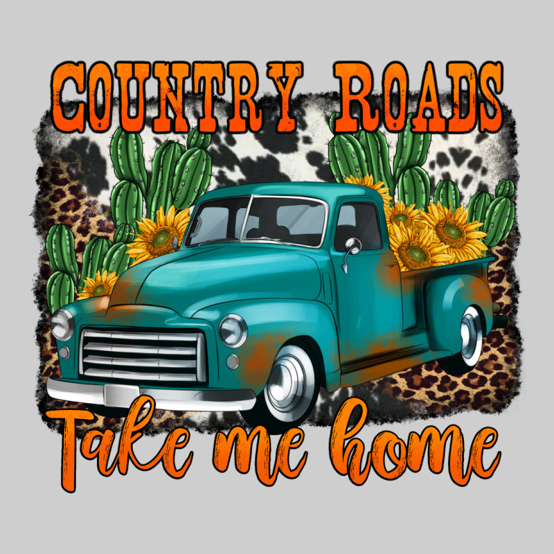 Country Roads Take Me Home Old Western Truck Premium Tee by Jasminsmagicworld | Teevron