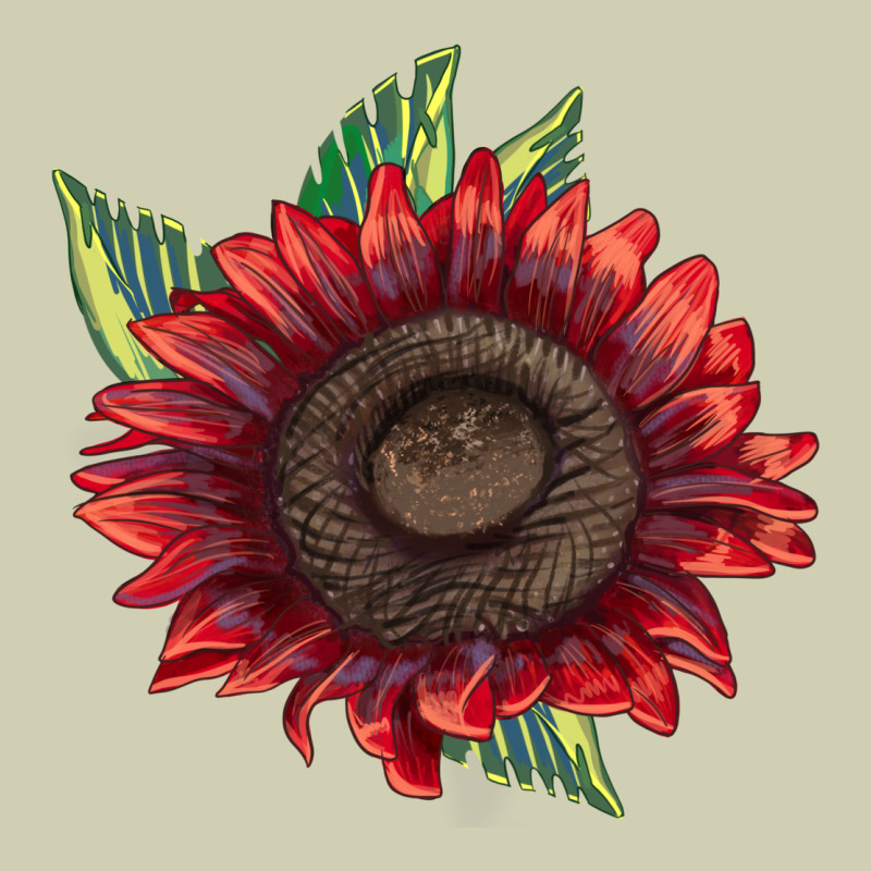 Procut Red Sunflower Heavy Core Tee by LillyAllenDesigns | Teevron