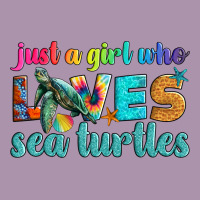 Just A Girl Who Loves Sea Turtle Heavyweight Hoodie | Teevron