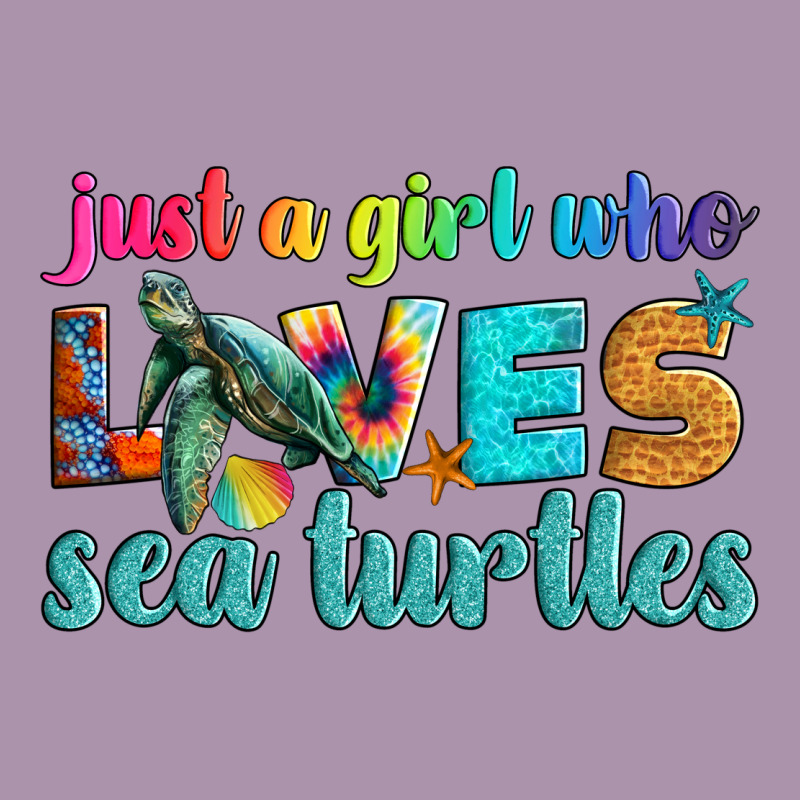 Just A Girl Who Loves Sea Turtle Heavyweight Hoodie by Artiststas | Teevron