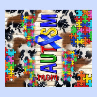 Autism Mom Puzzle Ribbon Urban Heavy Tee | Teevron