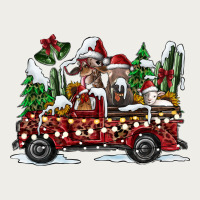 Festive Farm Animal Christmas Truck Zipper Hoodie | Teevron