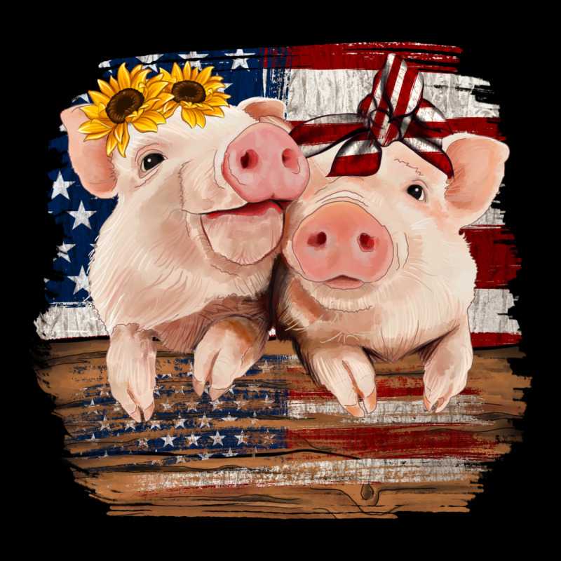 Cute Couple American Pigs Ladies Tee by Bettercallsaul | Teevron