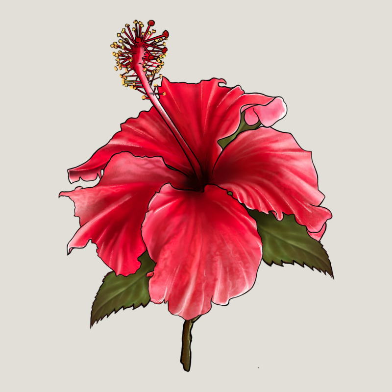 Puerto Rican Hibiscus Flower Heavy Core Tee by LillyAllenDesigns | Teevron