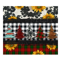 Christmas Trees And Sunflowers Premium Tee | Teevron