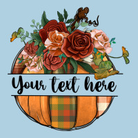 Preview Customize Floral Pumpkin Premium Hoodie | Teevron