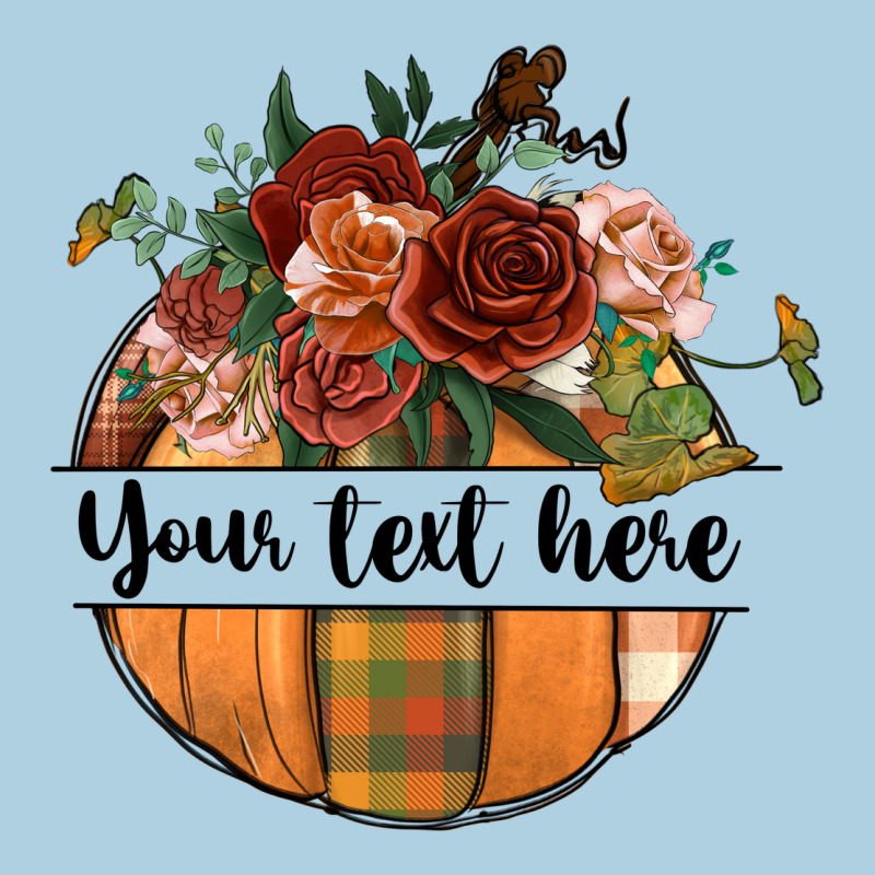 Preview Customize Floral Pumpkin Premium Hoodie by BundleAndBundleShop | Teevron