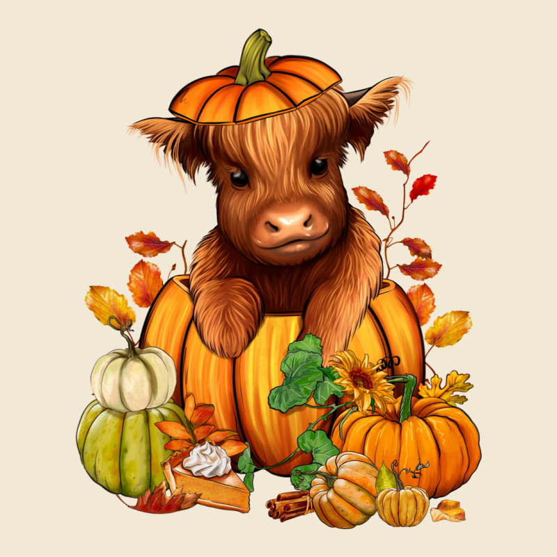 Fall Autumn Heifer Pumpkin Premium Tee by RanaPortraitStore | Teevron