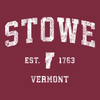 Stowe Vermont Vt Vintage Athletic Sports Premium Hoodie | Teevron