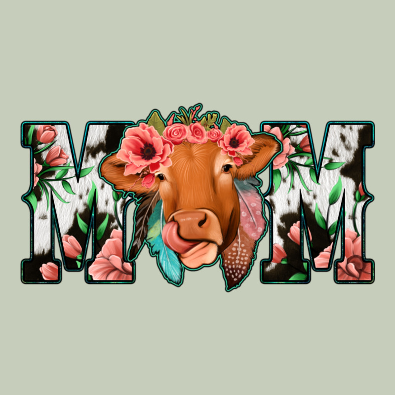Cowhide Floral Feather Cow Mom Ladies Tee by Bettercallsaul | Teevron