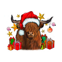 festive highland cow | Teevron