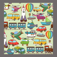 Planes, Trains, And Automobiles Pattern Chiffon Top Urban Heavy Tee | Teevron
