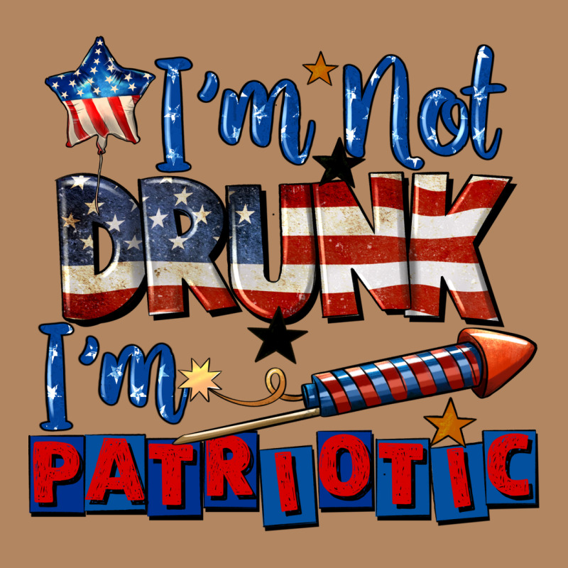 I'm Not Drunk I'm Patriotic 4th Of July Long Sleeve Tee by CowGirlArtShop | Teevron