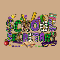 School Secretary Mardi Gras Vintage Hoodie | Teevron