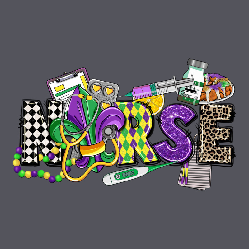 Nurse Mardi Gras Vintage Hoodie by CowGirlArtShop | Teevron