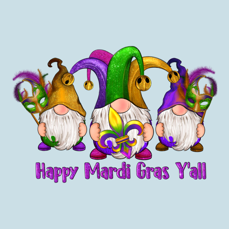 Happy Mardi Gras Y'all Gnomes Ladies Tee by RanaPortraitStore | Teevron