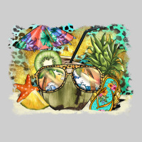Coconut With Fruits  Background Premium Tee | Teevron