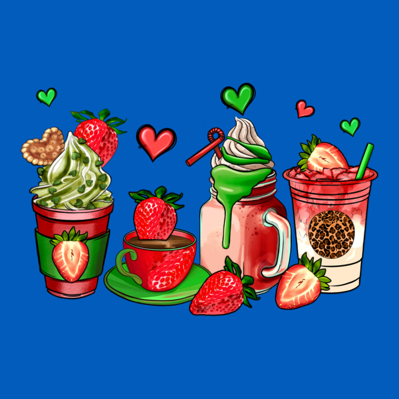 Strawberry Coffee Cups Urban Hoodie by AdoDesignShop | Teevron
