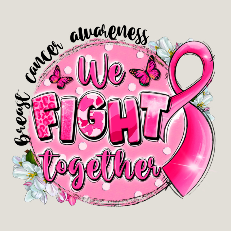 Breast Cancer Awareness We Fight Together Heavy Core Tee by LillyAllenDesigns | Teevron