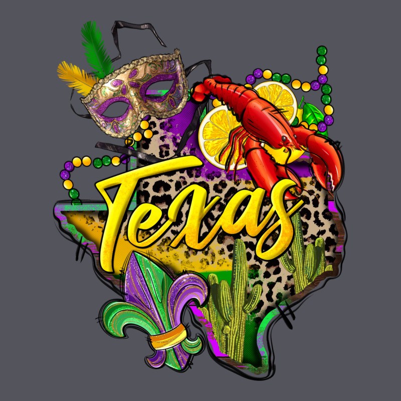 Texas Map Mardi Gras Vintage Hoodie by CowGirlArtShop | Teevron