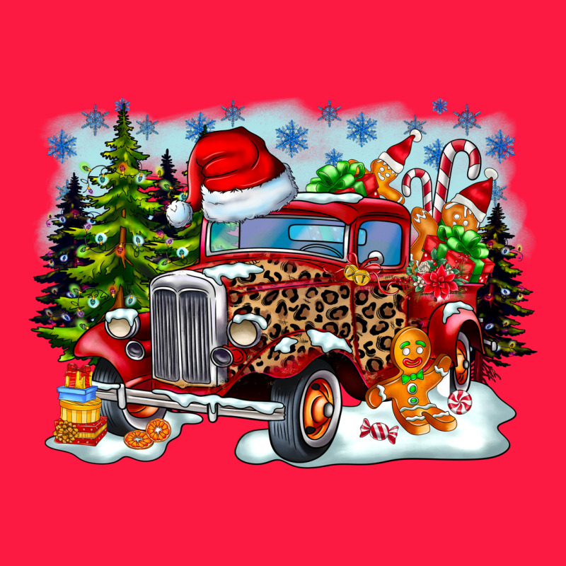 Christmas Truck Zipper Hoodie by CowhideDigitalArt | Teevron