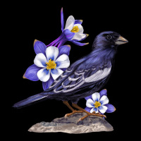Colorado Lark Mountain Bunting Bird Ladies Tee | Teevron